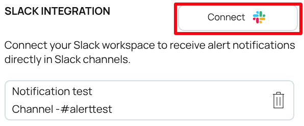 Connect slack
