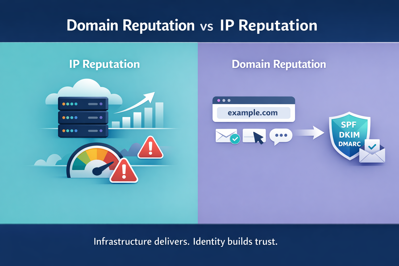 Domain Reputation vs IP Reputation: What Really Impacts Your Deliverability?
