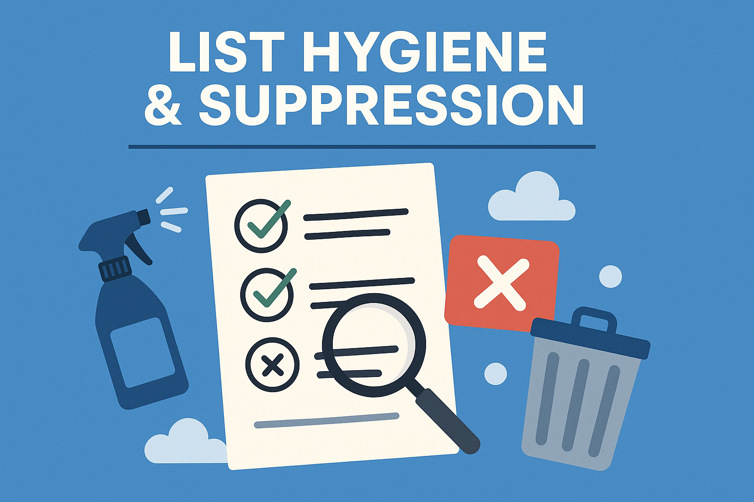 🧼 List Hygiene & Suppression: The Overlooked Keys to Email Deliverability