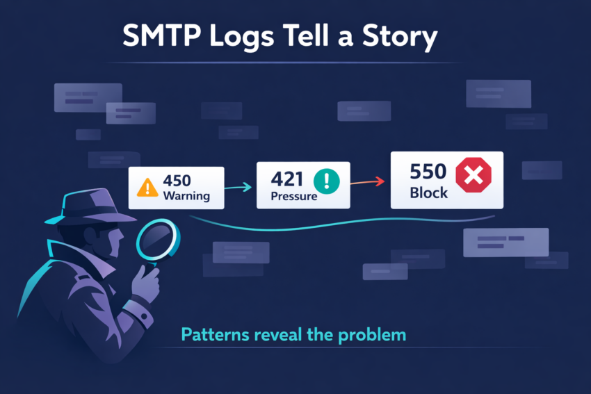 SMTP Errors Are Not Random. They Are Feedback.