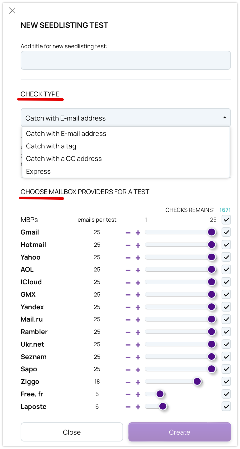 Seedlisting test